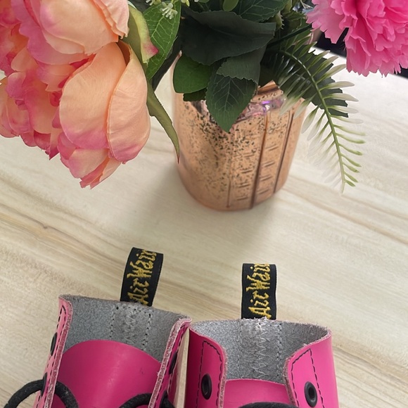 Rare Dr. Martens clemency pink patent heeled boots - Picture 5 of 8